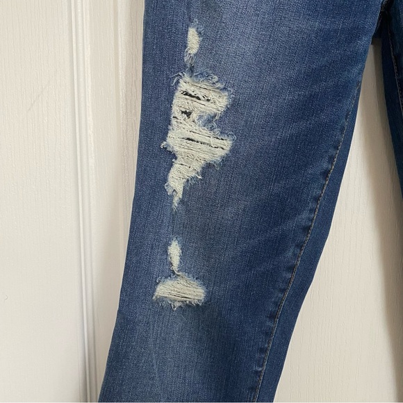 Abercrombie & Fitch Simone High Rise Super Skinny Distressed Jeans Size 4 - Picture 7 of 10